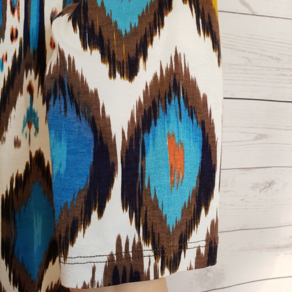 *SOLD*  Karen Kane Tribal Print Sheath Dress - Picture 6 of 8